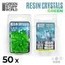 GREEN Resin Crystals - Medium | - GSW